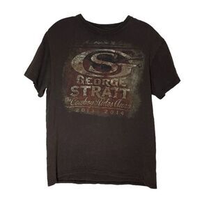 GEORGE STRAIT Tour T Shirt 2014 The Cowboy Rides Away Size Medium